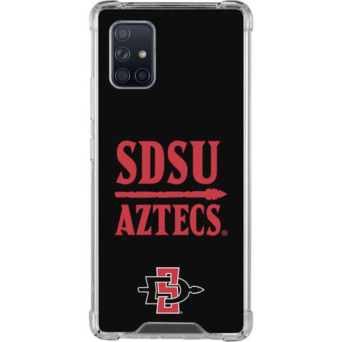San Diego State University Aztecs San Diego State Galaxy A71 5G Clear Case