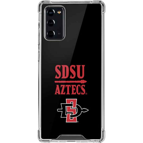San Diego State University Aztecs San Diego State Galaxy Note20 5G Clear Case