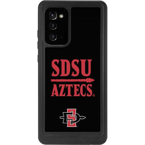 San Diego State University Aztecs San Diego State Galaxy Note20 5G Waterproof Case