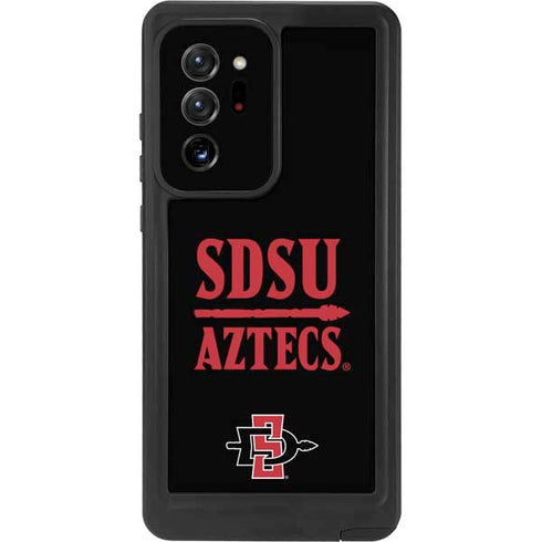 San Diego State University Aztecs San Diego State Galaxy Note20 Ultra 5G Waterproof Case