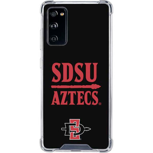 San Diego State University Aztecs San Diego State Galaxy S20 FE Clear Case