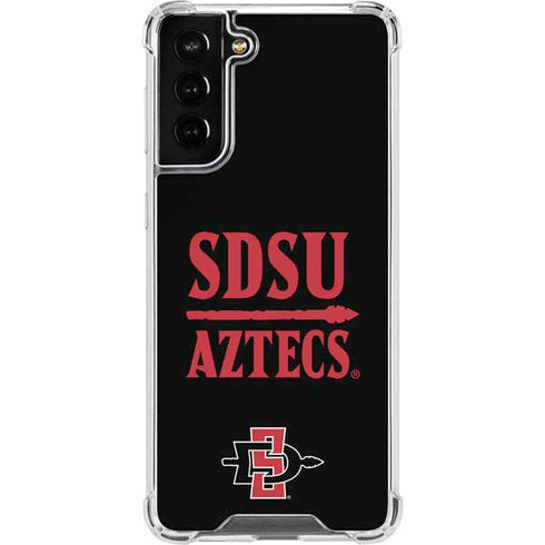 San Diego State University Aztecs San Diego State Galaxy S21 FE Clear Case