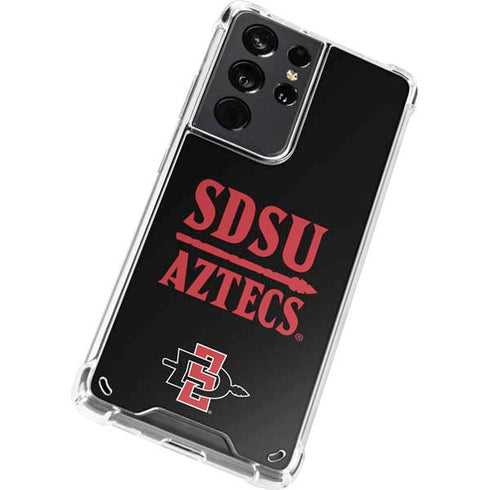 San Diego State University Aztecs San Diego State Galaxy S21 Ultra 5G Clear Case