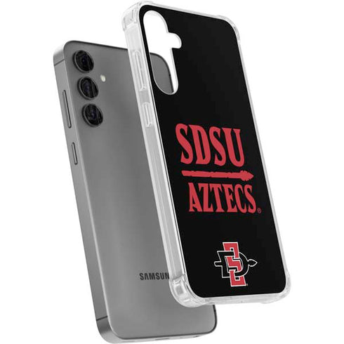 San Diego State University Aztecs San Diego State Galaxy S24 Plus Clear Case