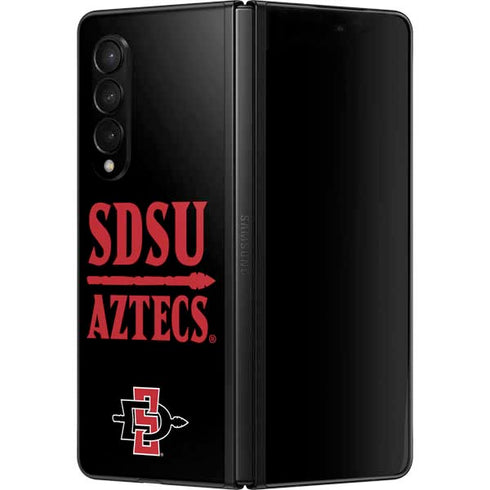 San Diego State University Aztecs San Diego State Galaxy Z Fold3 5G Skin