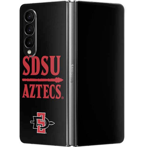 San Diego State University Aztecs San Diego State Galaxy Z Fold4 5G Skin