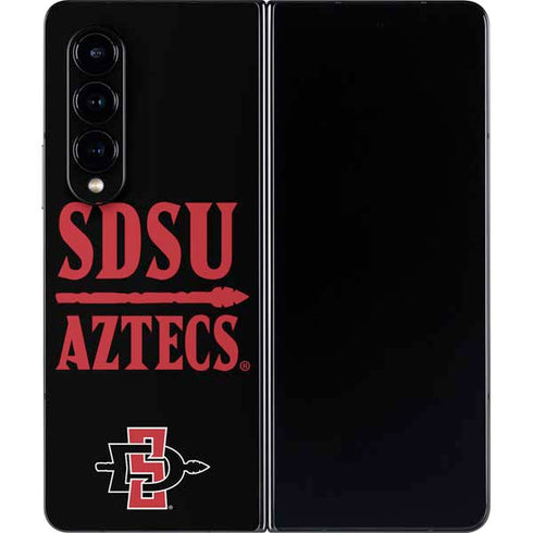 San Diego State University Aztecs San Diego State Galaxy Z Fold4 5G Skin