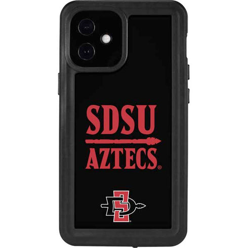 San Diego State University Aztecs San Diego State iPhone 12 Mini Waterproof Case
