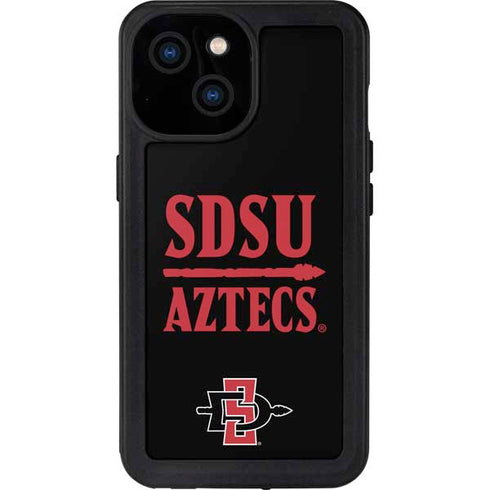 San Diego State University Aztecs San Diego State iPhone 13 Mini Waterproof Case