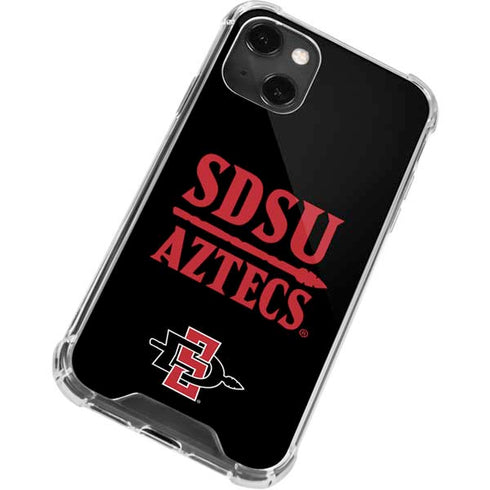 San Diego State University Aztecs San Diego State iPhone 15 Plus Clear Case