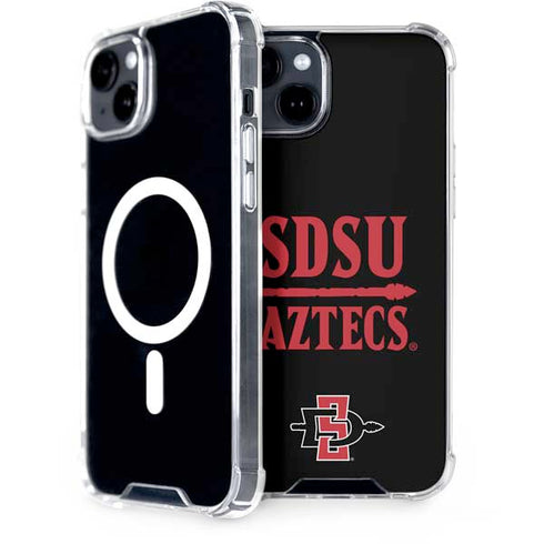 San Diego State University Aztecs San Diego State iPhone 15 Plus MagSafe Case