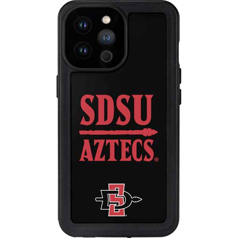 San Diego State University Aztecs San Diego State iPhone 14 Pro Max Waterproof Case
