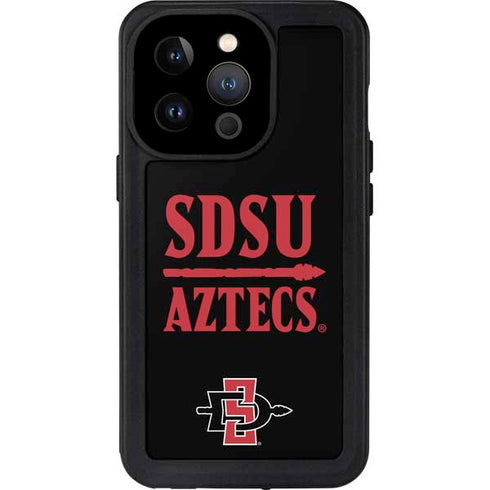 San Diego State University Aztecs San Diego State iPhone 14 Pro Waterproof Case