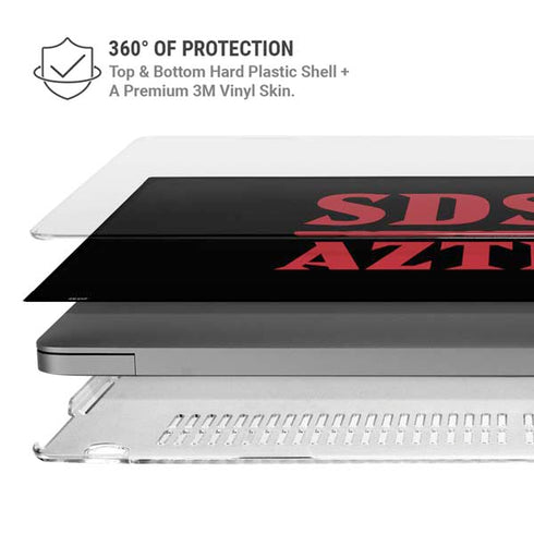 San Diego State University Aztecs San Diego State MacBook Pro 16in (2021-25) Case plus Skin