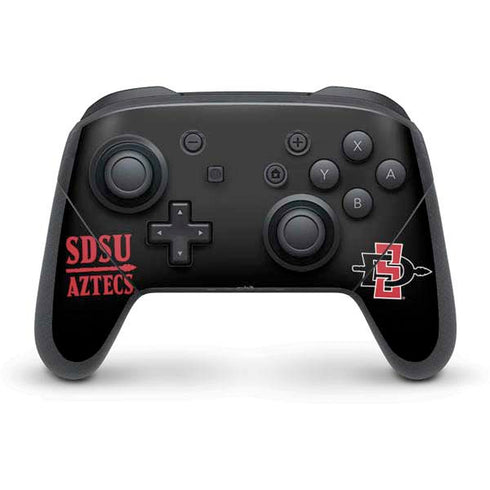 San Diego State University Aztecs San Diego State Nintendo Switch Pro Controller Skin