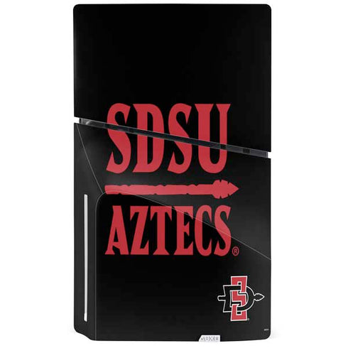 San Diego State University Aztecs San Diego State PS5 Slim Disk Console Skin
