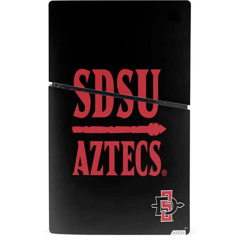 San Diego State University Aztecs San Diego State PS5 Slim Digital Edition Bundle Skin
