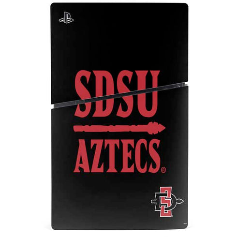 San Diego State University Aztecs San Diego State PS5 Slim Digital Edition Console Skin