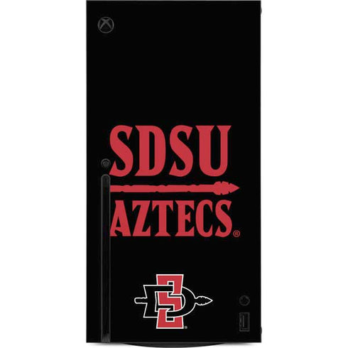San Diego State University Aztecs San Diego State Xbox Series X Console Skin