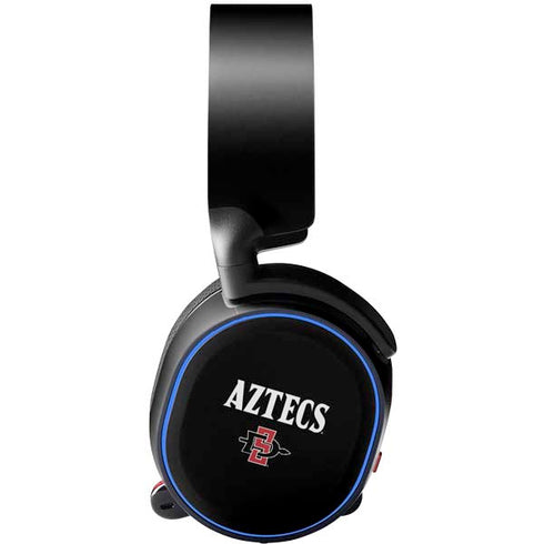 San Diego State University Aztecs Black SteelSeries Arctis 5 Skin