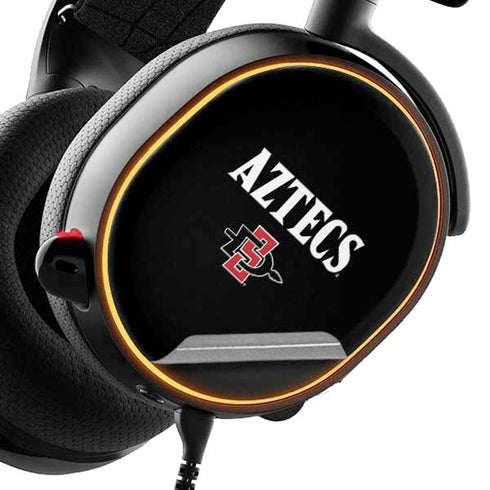 San Diego State University Aztecs Black SteelSeries Arctis 5 Skin