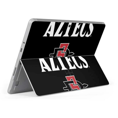San Diego State University Aztecs Black Surface Go Skin