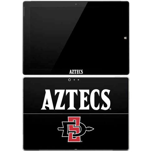 San Diego State University Aztecs Black Surface Pro 3 Skin