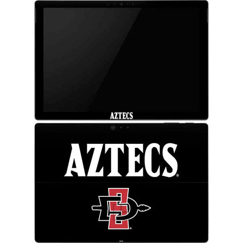 San Diego State University Aztecs Black Surface Pro 6 Skin