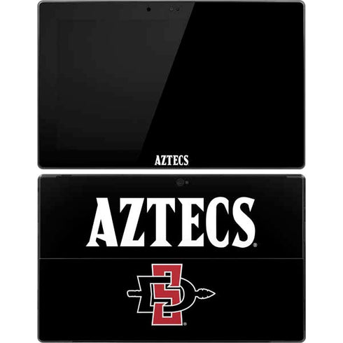 San Diego State University Aztecs Black Surface Pro Tablet Skin