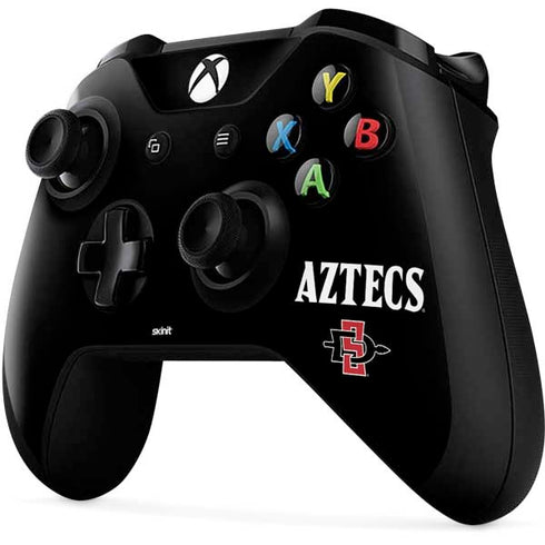 San Diego State University Aztecs Black Xbox One X Controller Skin