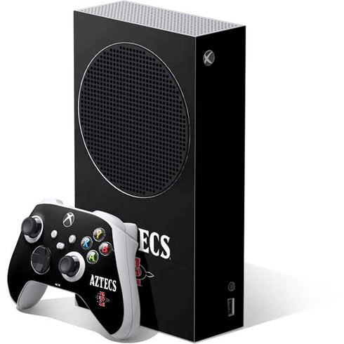 San Diego State University Aztecs Black Xbox Series S Bundle Skin