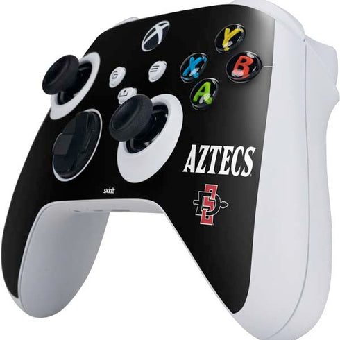 San Diego State University Aztecs Black Xbox Series S Controller Skin
