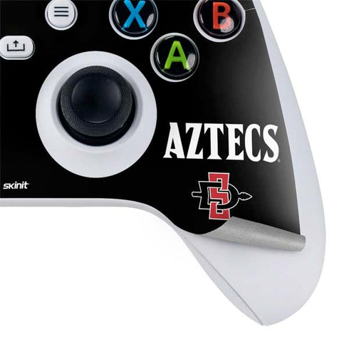 San Diego State University Aztecs Black Xbox Series S Controller Skin