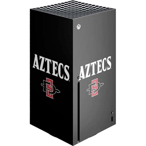 San Diego State University Aztecs Black Xbox Series X Console Skin