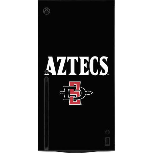 San Diego State University Aztecs Black Xbox Series X Console Skin