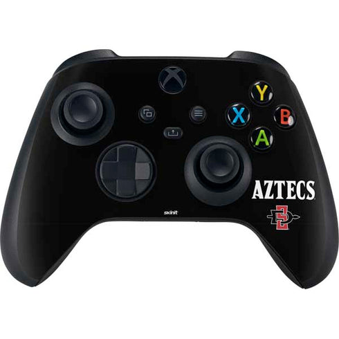San Diego State University Aztecs Black Xbox Series X Controller Skin