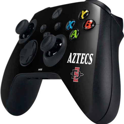 San Diego State University Aztecs Black Xbox Series X Controller Skin