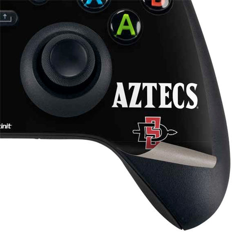 San Diego State University Aztecs Black Xbox Series X Controller Skin