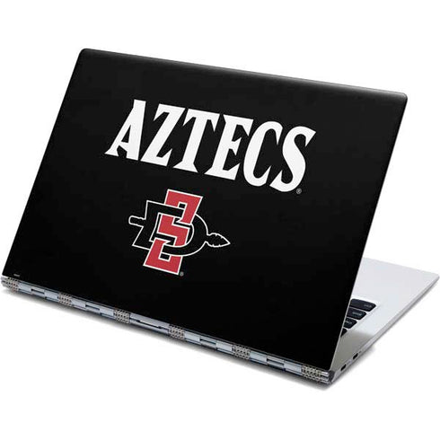 San Diego State University Aztecs Black Yoga 910 2-in-1 14in Touch-Screen Skin