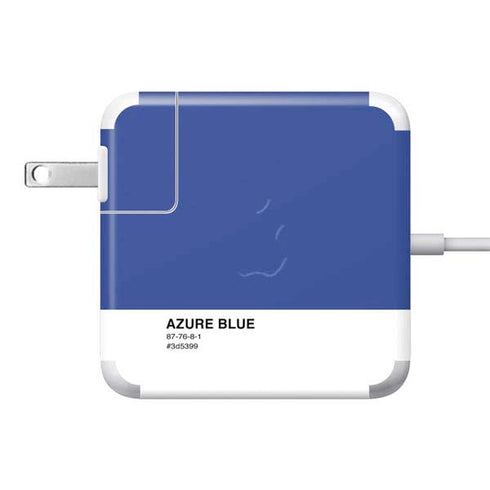 Azure Blue 85W Power Adapter (15 and 17 inch MacBook Pro Charger) Skin