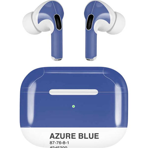 Azure Blue AirPods Pro 2nd Gen Skin