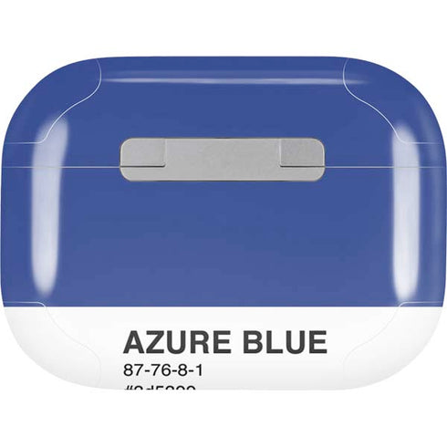 Azure Blue Apple AirPods Pro Skin