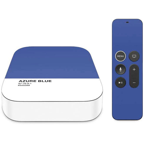 Azure Blue Apple TV Skin