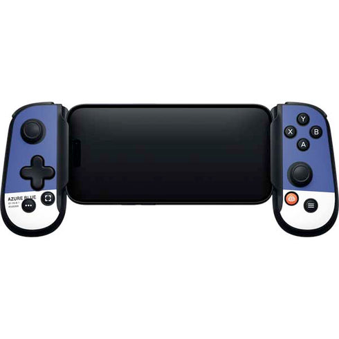 Azure Blue Backbone One for iPhone Game Controller Skin
