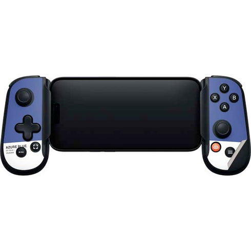 Azure Blue Backbone One for iPhone Game Controller Skin