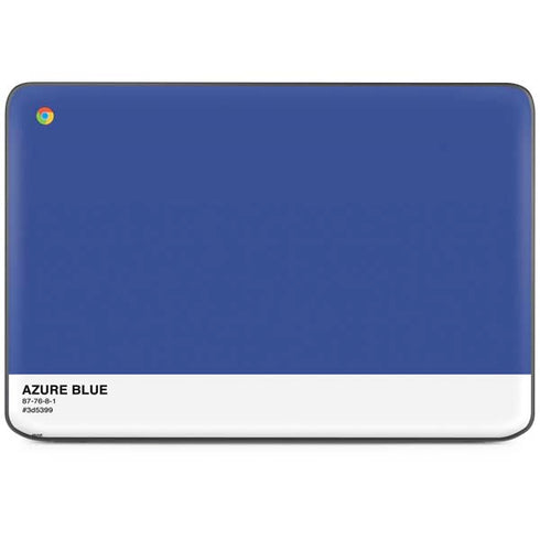 Azure Blue HP Chromebook Skin