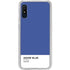Azure Blue Galaxy A10e Clear Case