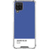 Azure Blue Galaxy A12 Clear Case