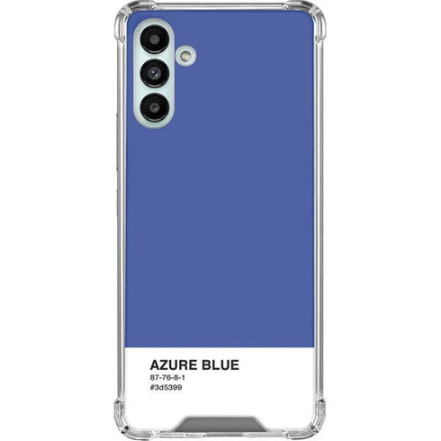 Azure Blue Galaxy A13 5G Clear Case