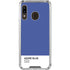 Azure Blue Galaxy A30 Clear Case
